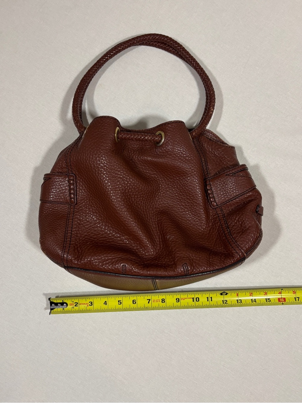 Cole Haan Village Denney Pebbled Leather Satchel